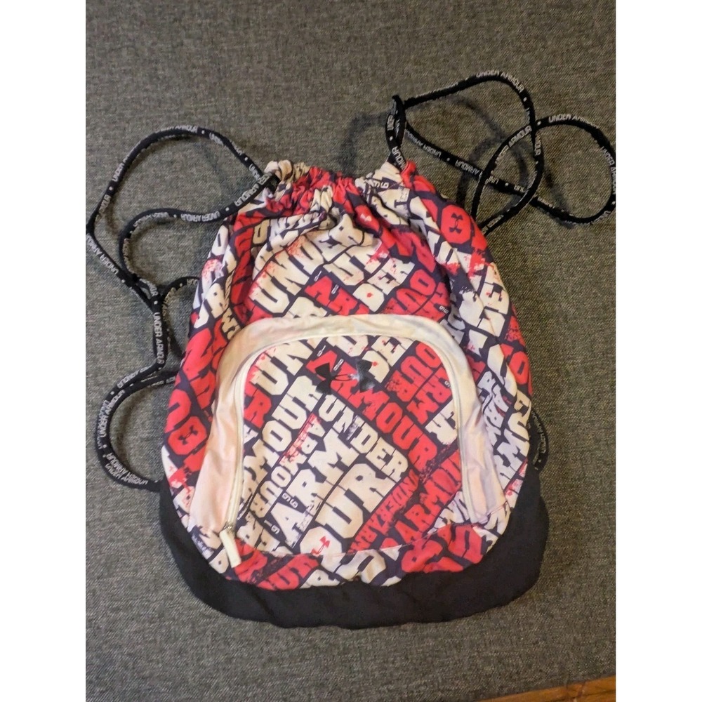 Under Armour Undeniable Drawstring Bag Backpack Travel Gym Multicolor Pockets